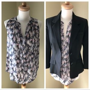 Rebecca Taylor silk print top